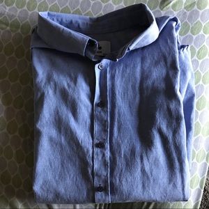 Button Up Light Blue Dress Shirt